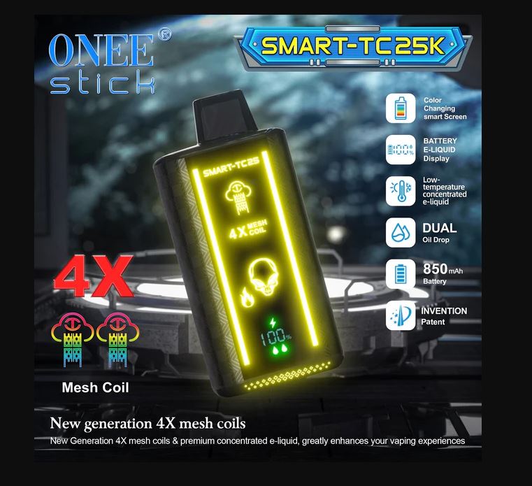 KangVape One Stick Smart TC25k 25000 PUFFS(BOX OF 10)