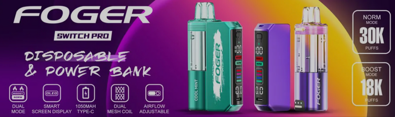 FOGER SWITCH PRO KIT 30K Puffs (BOX OF 5)