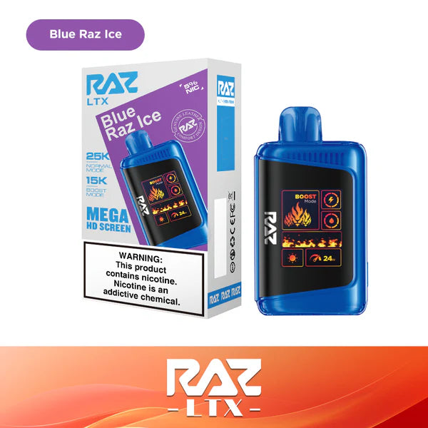 RAZ LTX 25000 PUFFS DISPOSABLE VAPE (Box of 5) RAZ LTX 25000 PUFFS DISPOSABLE VAPE (Box of 5)