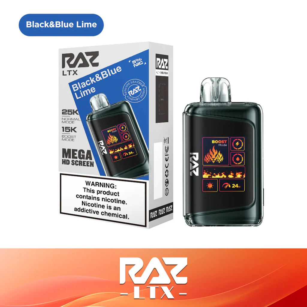 RAZ LTX 25000 PUFFS DISPOSABLE VAPE (Box of 5) RAZ LTX 25000 PUFFS DISPOSABLE VAPE (Box of 5)