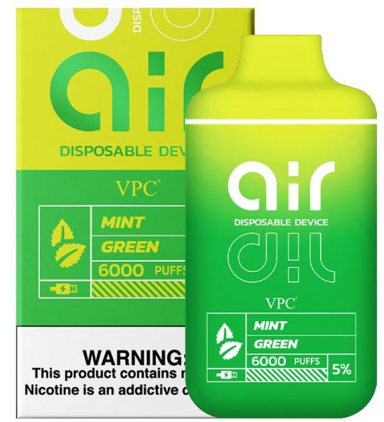 AIR Vape Disposable 5% 6000 Puffs (1 Piece) AIR Vape Disposable 5% 6000 Puffs (1 Piece)