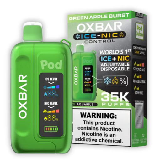 Oxbar Ice-Nic Control Disposable Vape (BOX OF 5) Oxbar Ice-Nic Control Disposable Vape (BOX OF 5)