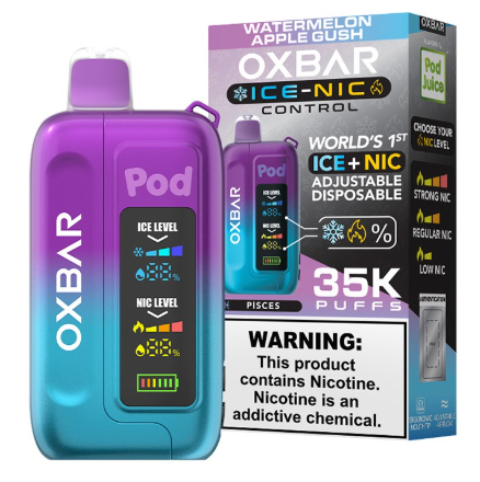 Oxbar Ice-Nic Control Disposable Vape (BOX OF 5) Oxbar Ice-Nic Control Disposable Vape (BOX OF 5)
