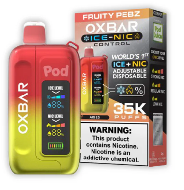 Oxbar Ice-Nic Control Disposable Vape (BOX OF 5) Oxbar Ice-Nic Control Disposable Vape (BOX OF 5)