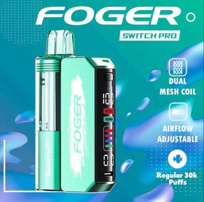 Telestream Switch Pro Foger Switch Pro Kit Miami Mint - EZ Liquor Australia Disposable Vapes - Foger Switch Pro Kit Telestream Switch Pro Foger Switch Pro Kit Miami Mint - EZ Liquor Australia Disposable Vapes - Foger Switch Pro Kit