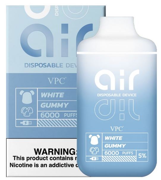 AIR Vape Disposable 5% 6000 Puffs (1 Piece) AIR Vape Disposable 5% 6000 Puffs (1 Piece)