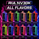 RIA 30K PUFFS NV30K POWERED BY GEEK BAR DISPOSABLE VAPE (Box of 5)