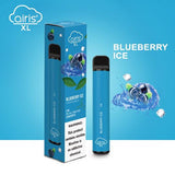 Airis XL Disposable Vape 1200 Puffs Blueberry Ice Flavor (Box of 10)