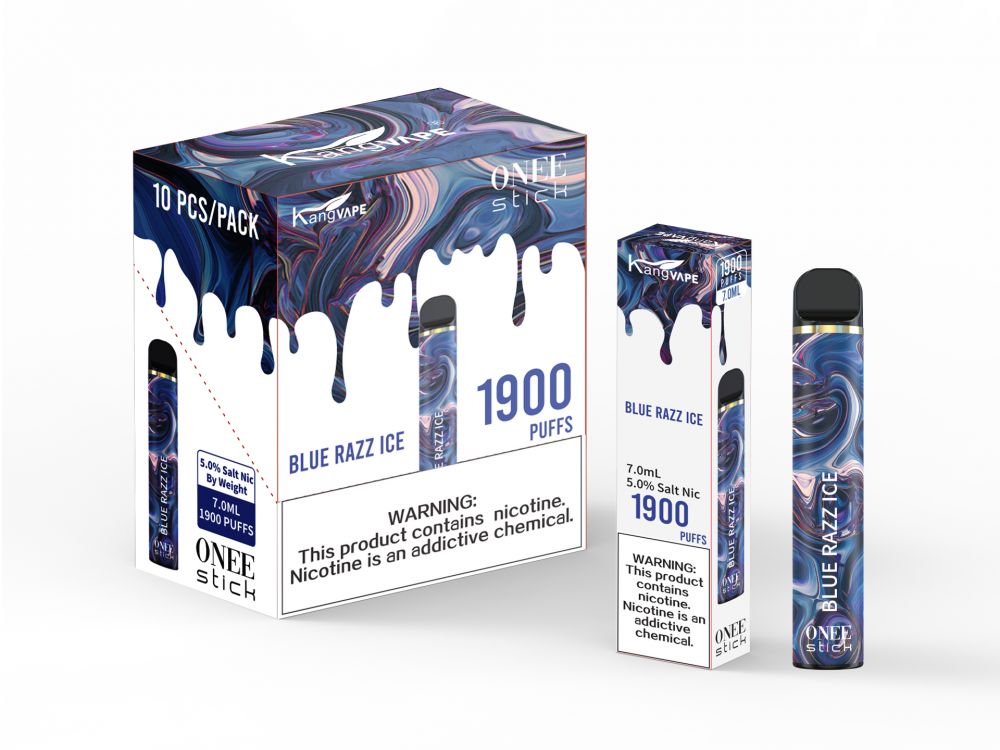KangVape 1900 Puffs Disposable Vape One Stickk Blue Razz Ice Flavor(Bo KangVape 1900 Puffs Disposable Vape One Stickk Blue Razz Ice Flavor(Bo