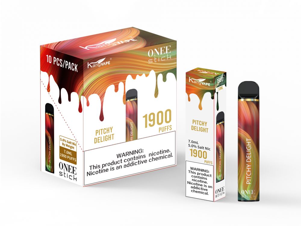 KangVape 1900 Puffs Disposable Vape One Stickk Pitchy Delight Flavor (Box of 10)