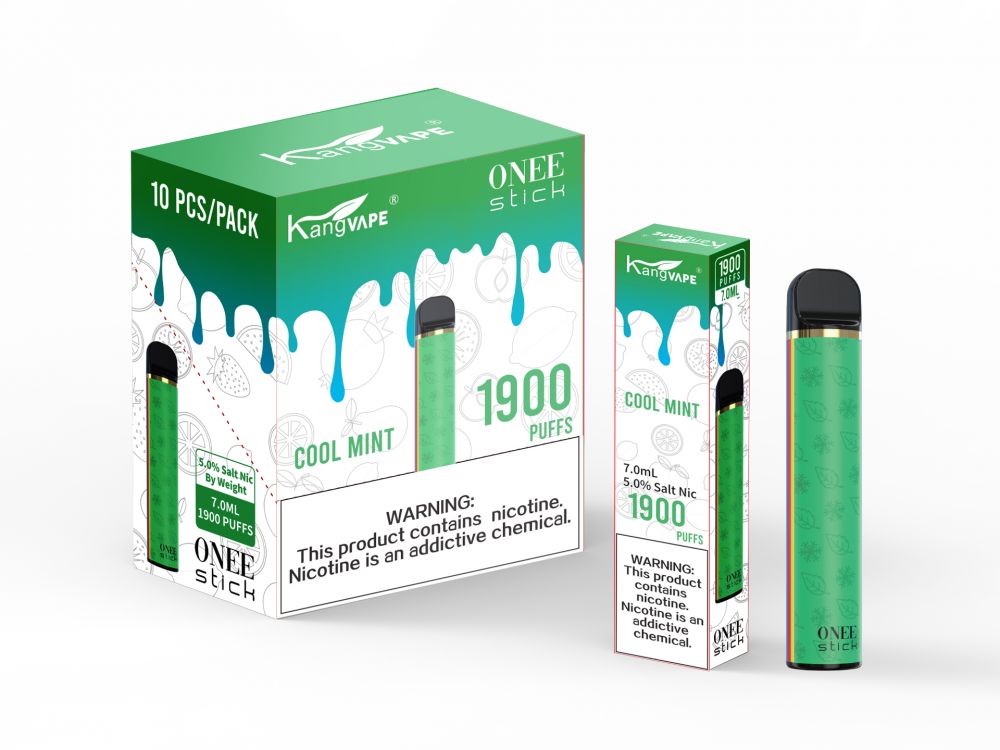KangVape 1900 Puffs Disposable Vape One Stickk Cool Mint Flavor (Box o KangVape 1900 Puffs Disposable Vape One Stickk Cool Mint Flavor (Box o